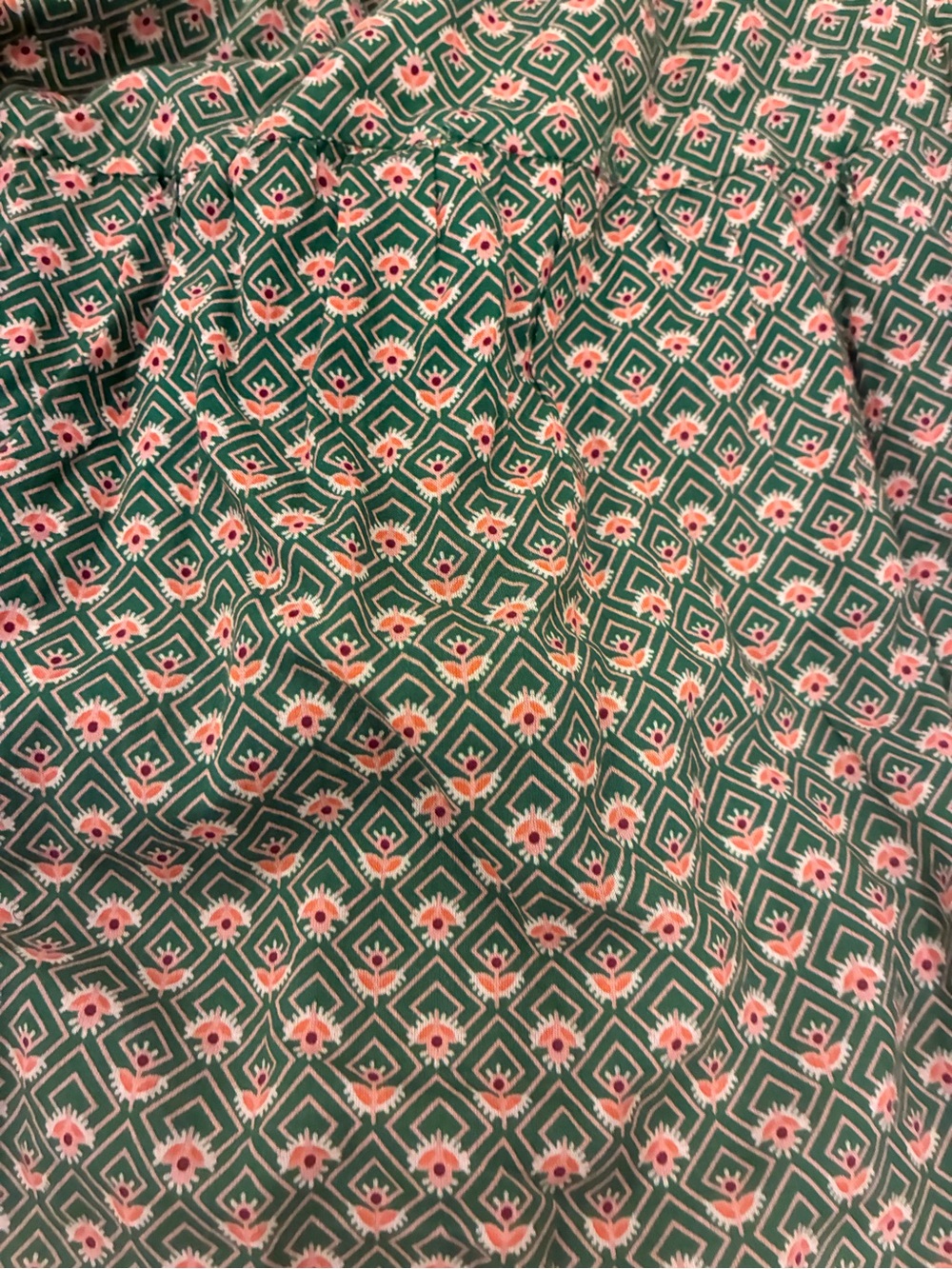 Trovata -Green Printed A-Line Women's Skirt - Picture 3 of 4